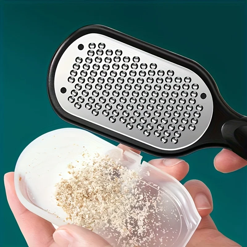 3pcs Stainless Steel Foot File Equipped with 248 Precision Micro Files, Rust-Resistant Dual-Use Design, with Storage Cover