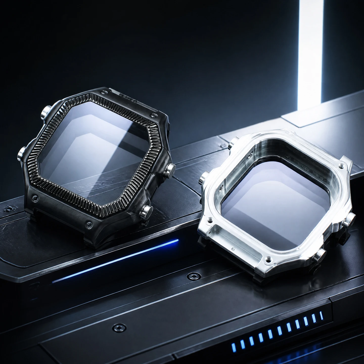 For Casio “Little Square” New Model Cases: AE-1200WH, AE-1300—Upgrade and Modification Stainless Steel Metal Case Accessories