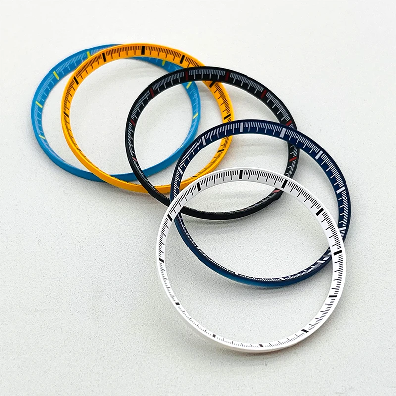 

30.5mm Plastic Scale Mark Watch Chapter Rings Inside Diameter 27.5mm Fits Seiko SRPD SKX007 SKX009 NH35 NH36 Watch Repair Parts