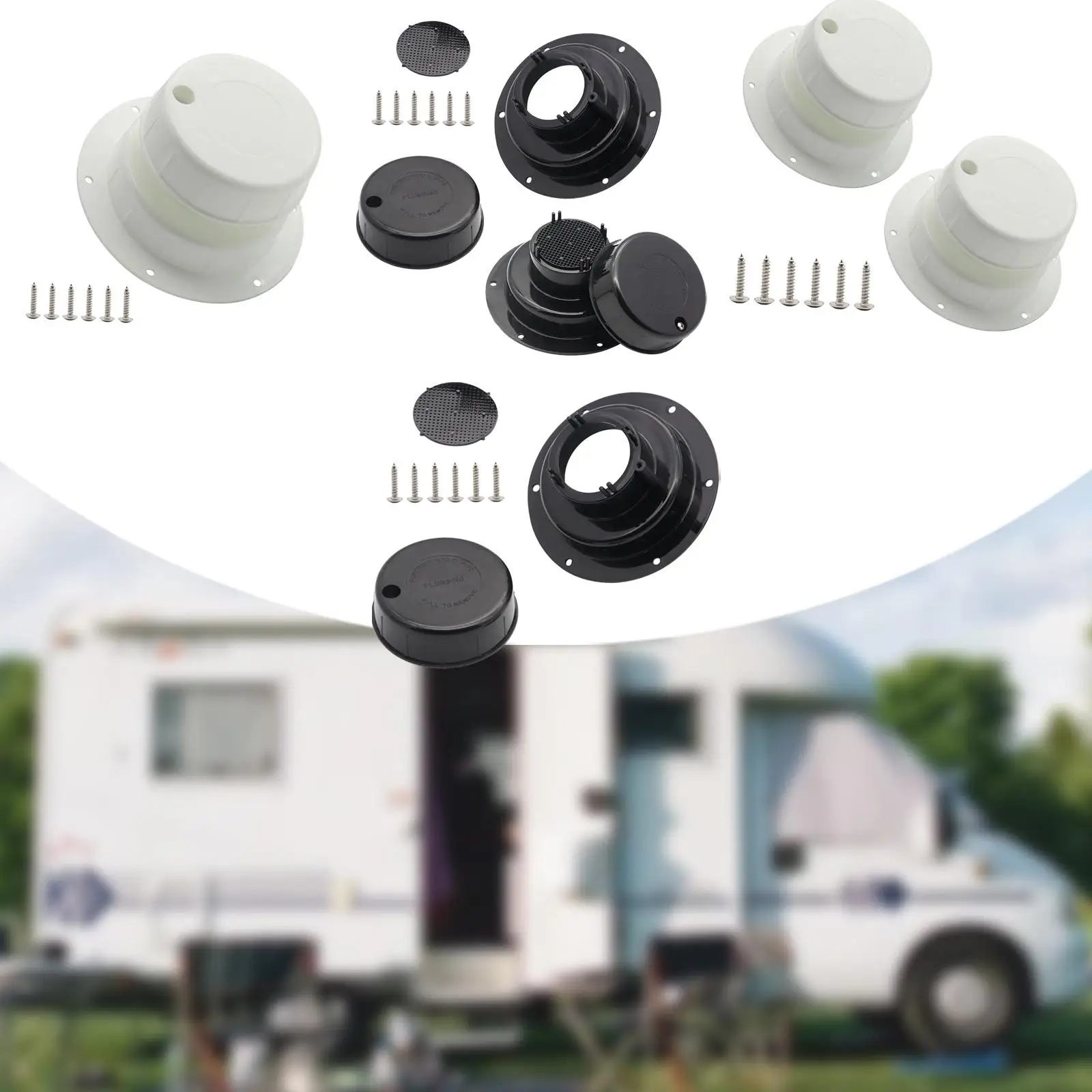 

Generic RV Duct Vent Cover Assembly Wear Resistant Accessory for Repair