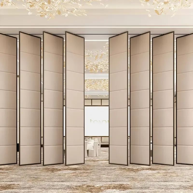 Free Sample Hanging Office Room Partition Movable Wall Office Space Sliding Operable Folding Wall Screen Panel