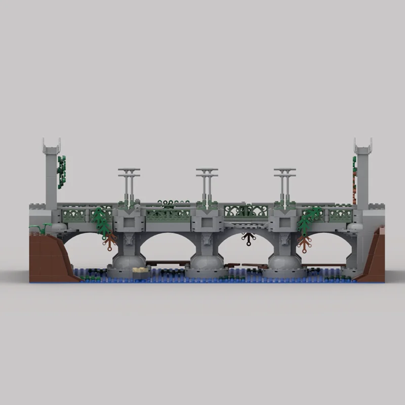 City Street View Modello Moc Building Blocks Modello a ponte Tecnologia Mattoni Assemblaggio fai-da-te Costruzione Regali giocattolo per le vacanze