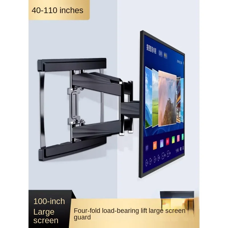 

85/98/100-Inch Large Screen Wall Mount Brackets Telescopic Rotating Wall Hanging Bracket Suitable for Thunderbird Samsung Sony