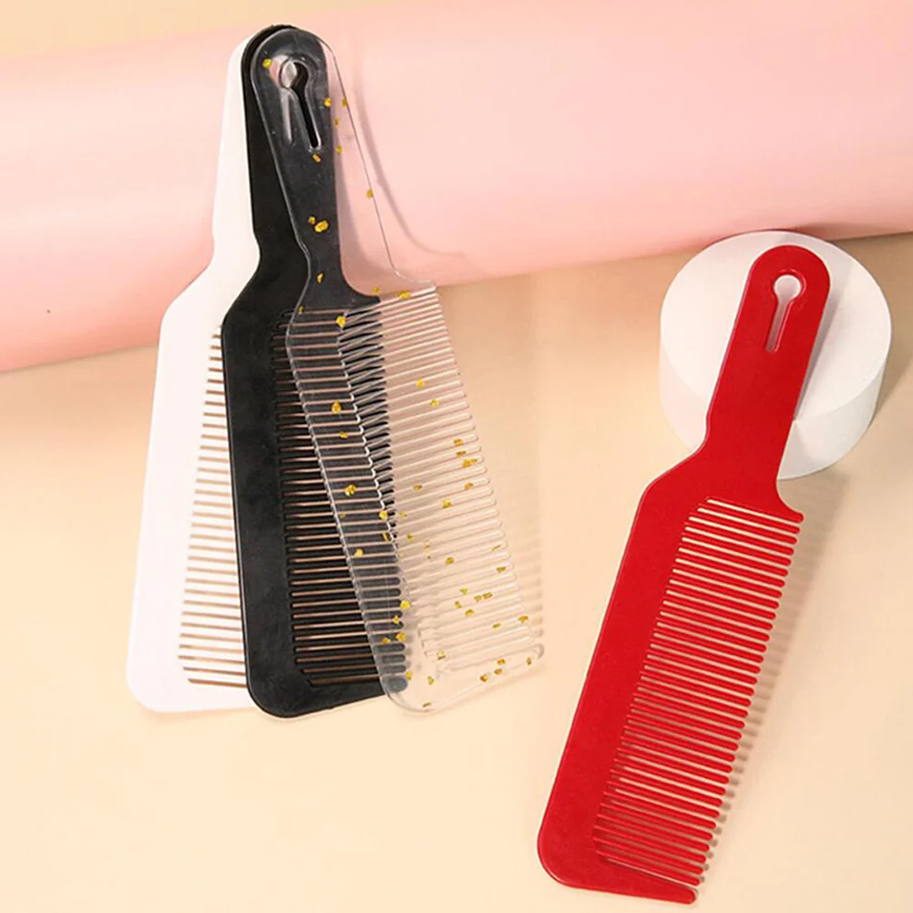 

4pcs Hair Cutting Comb for Men Women Beard Abs Styling Safety Barber Durable Sturdy Anti Rust Crack Lightweight Portable