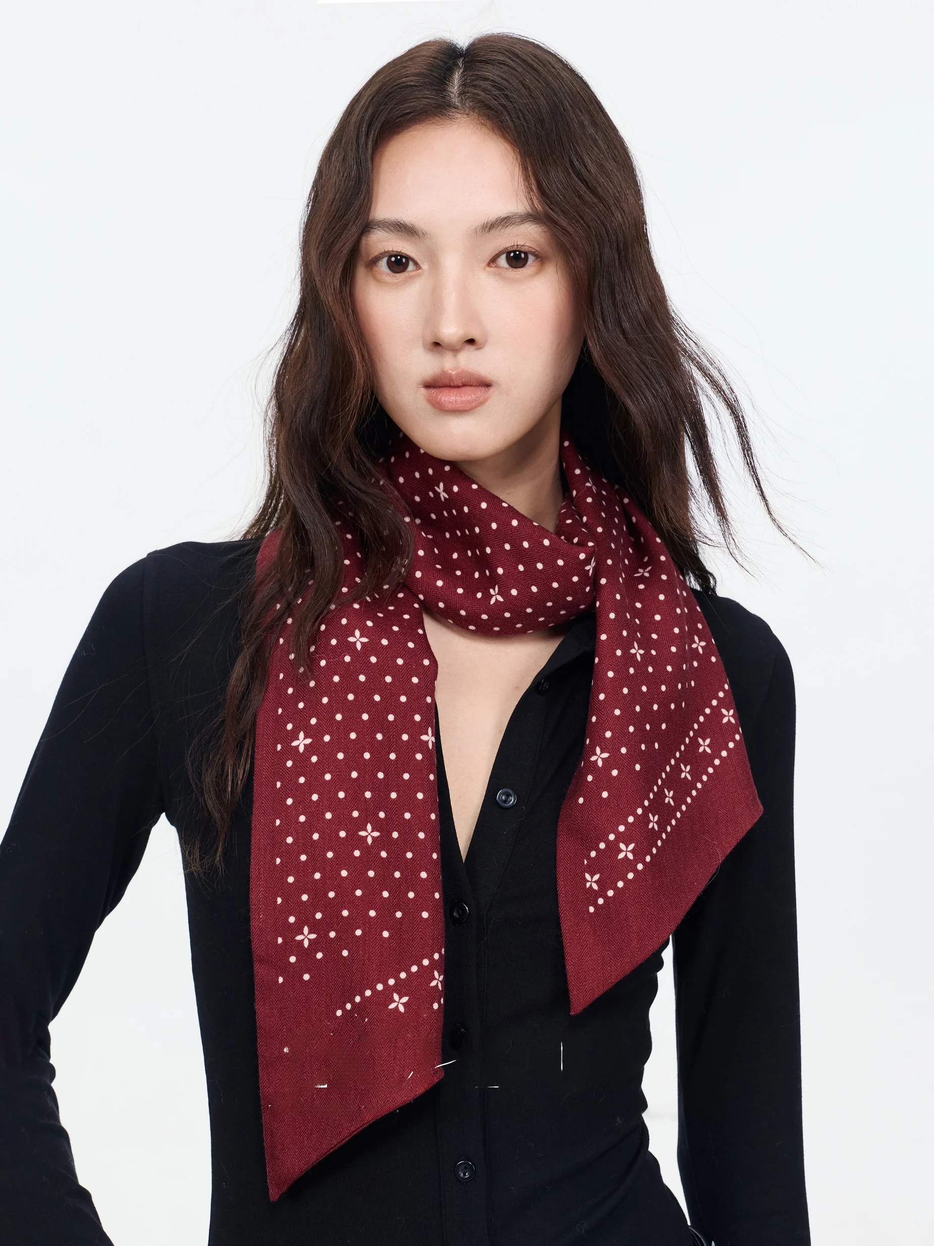 reversible-long-scarf-silk-wool-vintage-polka-dot-bury-women-spring-autumn-versatile-ne-scarf-faionable-chinese-sle