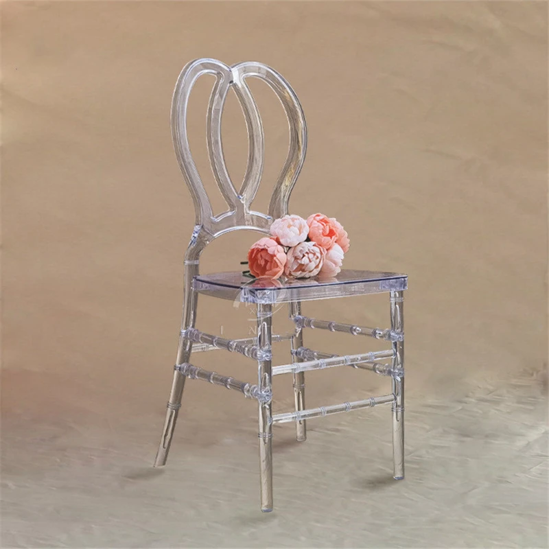 

20 Pcs Chair Wedding Acrylic Chair Banquet Crystal Seat Family Hotel Dining Room chair Decoration