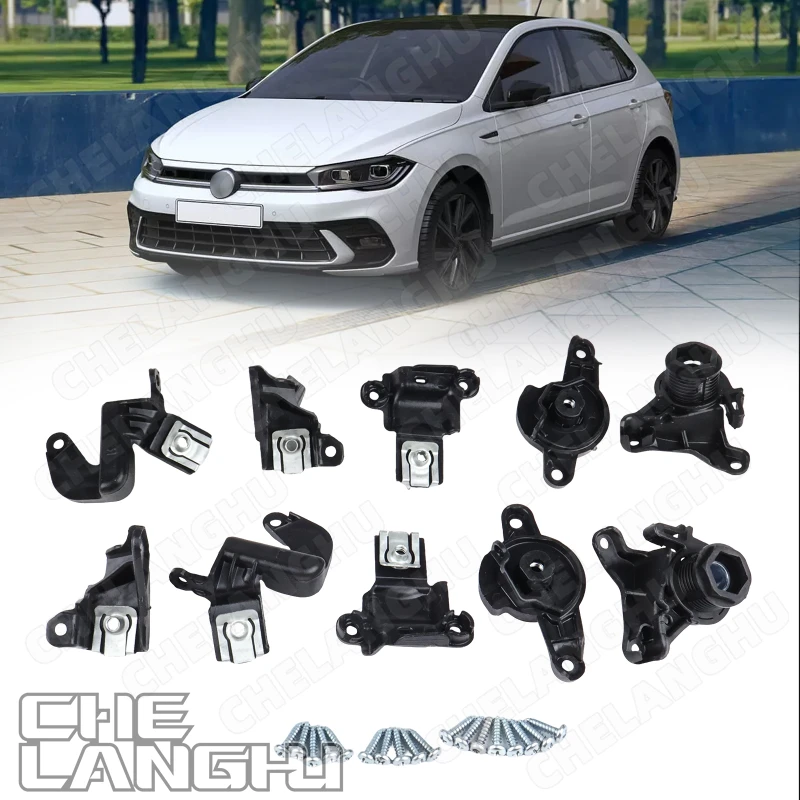 Kit de reparación de faros delanteros para Volkswagen VW POLO AW MK6 2022 2023 2024, accesorios para coche, tornillo 2G0941226A 2G0941225A