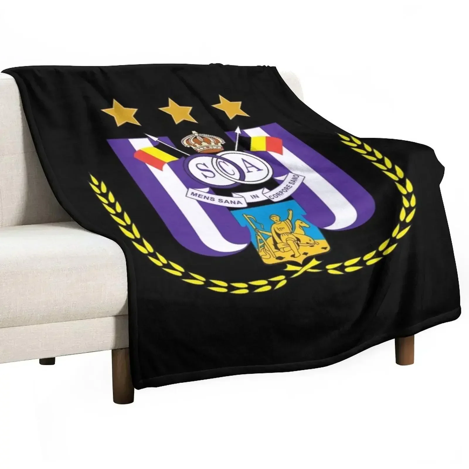 

Anderlecht Throw Blanket blankets ands Hairy Cute Soft Blankets