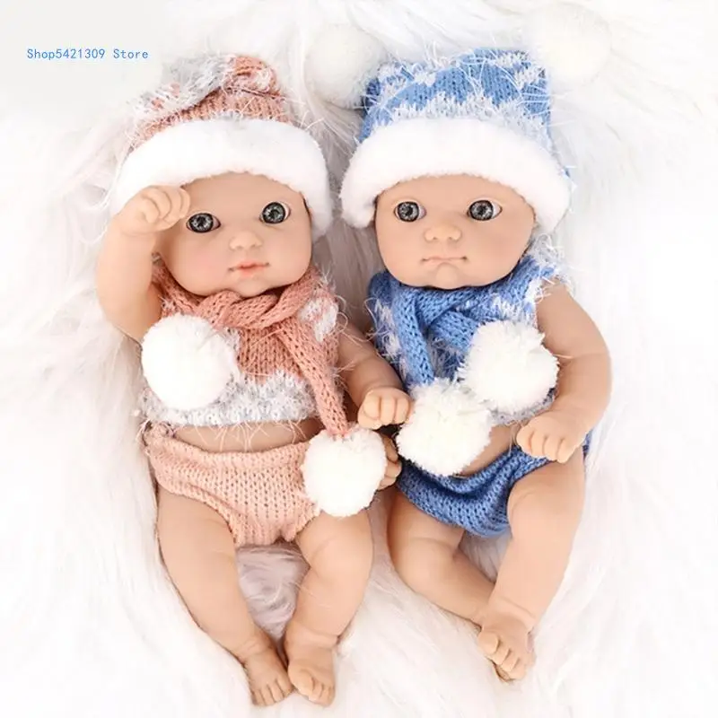 

Realistic Baby Girl Newborns 8inch Vinyls Child Friend Asleep Toy