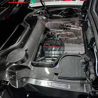 For Corvette C8 Stingray Z51 Z06 2020 2021 2022-2025 Real Carbon Fiber Car Engine Cover Both Decorative Exterior Carbon Parts