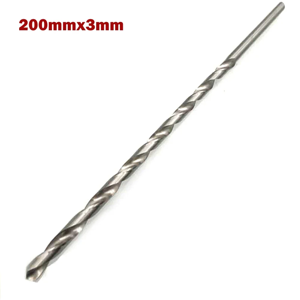 200mm Extra Long High Speed Steel HSS Drill Bits For Metal Drilling 2-10mm Practical  Tool  Accessories