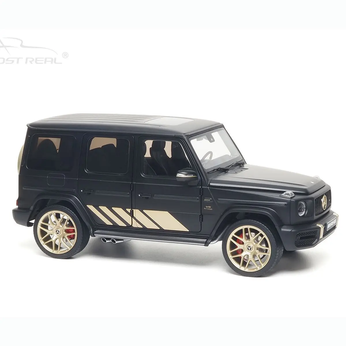 جديد 1/18 نموذج سيارة حقيقية تقريبًا بنز G63 AMG طبعة كبيرة نموذج سيارة سبيكة محاكاة سيارة دييكاست حلية مخصصة لعبة الصبي هدية