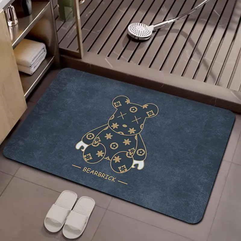 

Cartoon Diatom Mud Kitchen Bathroom Floor Mat Entry Door Carpet Porch Balcony Corridor Non-Slip Rugs Home DecorBlanket