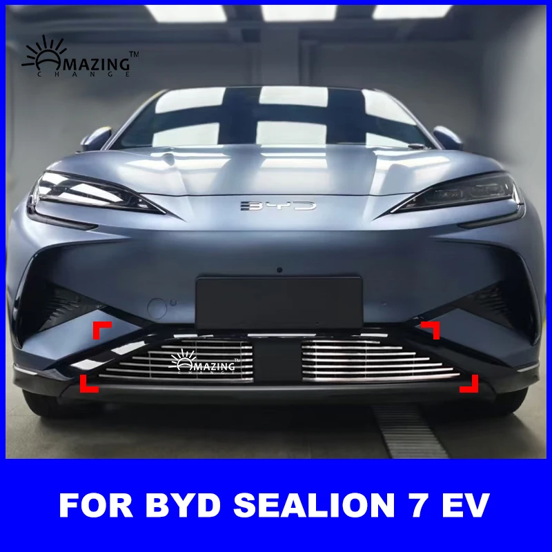 autocollants-de-couverture-de-garniture-de-calandre-avant-de-voiture-1-ensemble-pour-byd-sealion-7-ev-en-alliage-d'aluminium-ecran-anti-insectes-accessoires-de-voiture