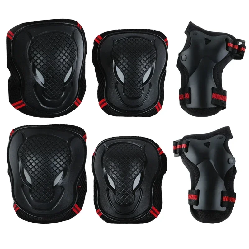 Kids Adults Skateboard Roller Skating Protective Gear Wrist Elbow Knee Pads Protector Cycling Riding Helmet Safety Guard