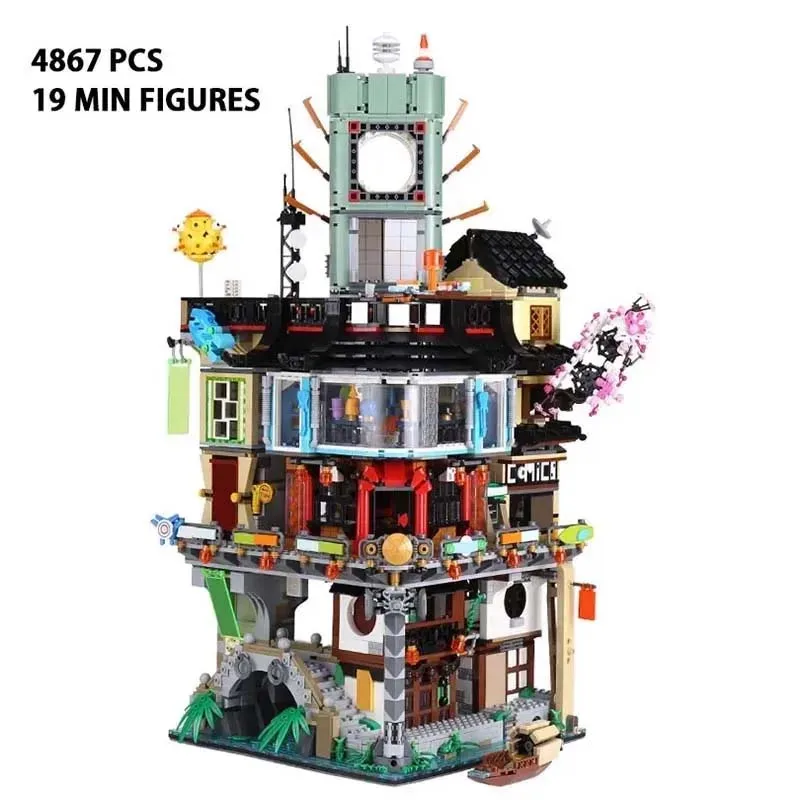 4867 PCS City Building Blocks Bricks Educational Kids Birthday Toy Gifts Compatible06066 70620