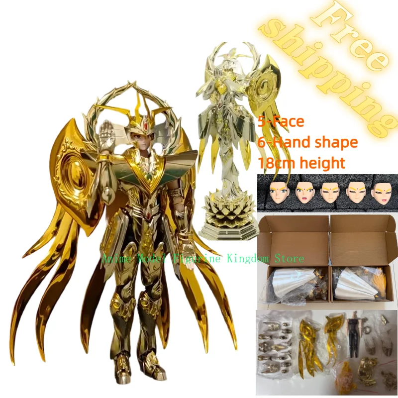 

stocked Metal Club/MC Saint Seiya Myth Cloth EX Virgo Shaka Totem/Object+Lotus Base SOG/Soul of God Knights of the Zodiac Figure