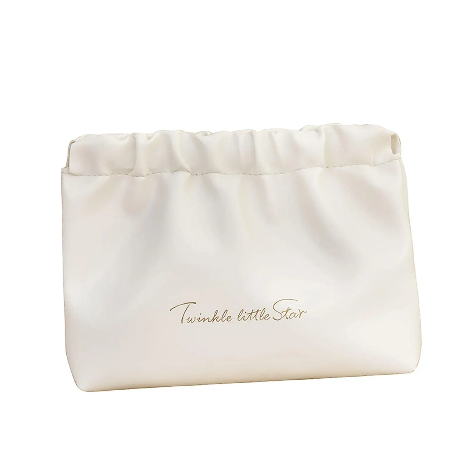 Pocket Makeup Bag Portable Hair Tie Organizer Squeeze Top Purse Cosmetic Storage Bag for Card Perfume Travel Earphones Cosmetic