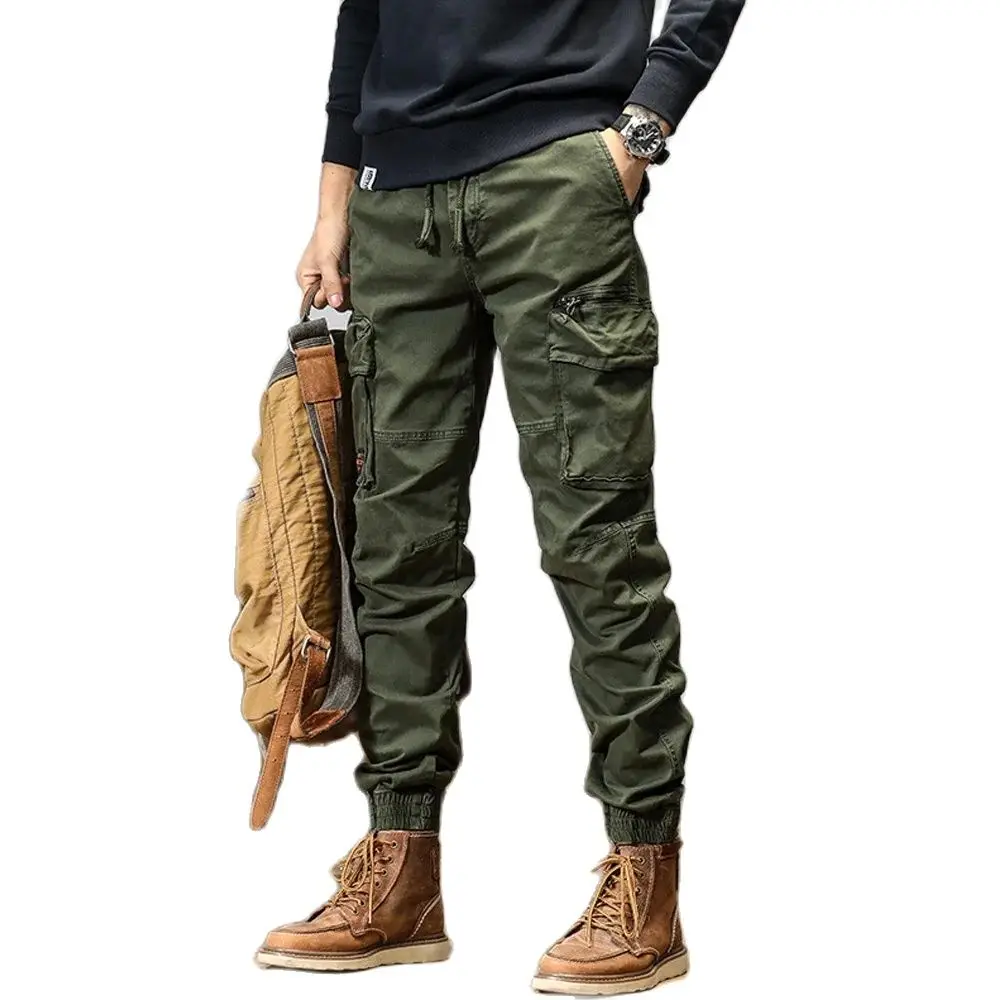 

Ladiguard Mens Classic Stand Pockets Trouser 2024 New Spring Fashion Cargo Pants Army Green Outdoor Casual Sweatpants Hommes