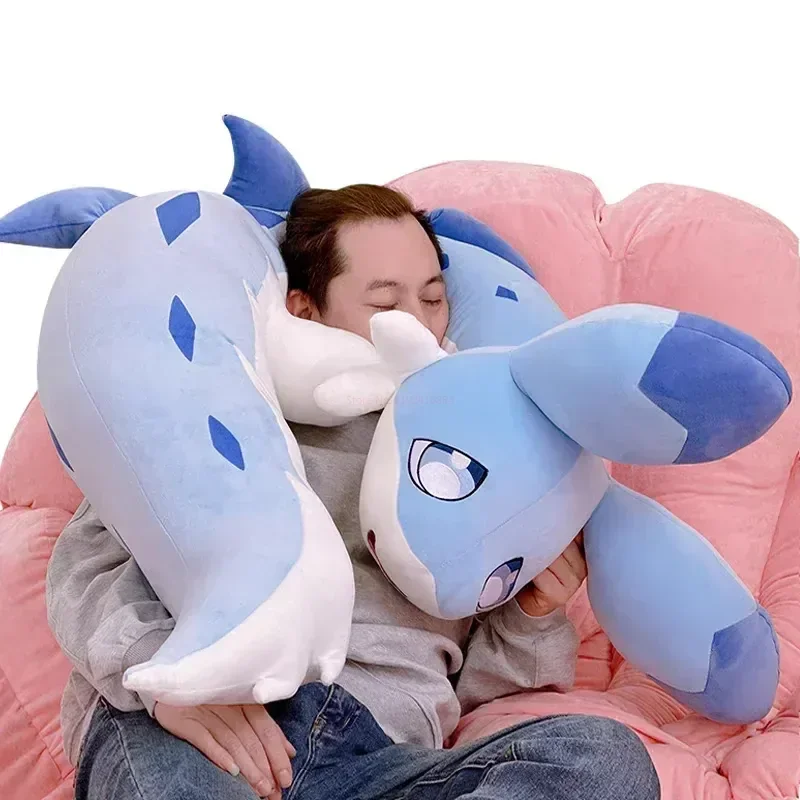 

Palworld 180cm Plush Doll Toys Blue Palworld Plushies Cute Cat Figure Cartoon Throw Pillow Game Peripheral Plush Children's Gift