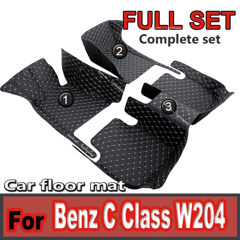 

Car floor mats for Mercedes Benz C Class W204 2008~2014 Interior Details Car Accessories Carpet