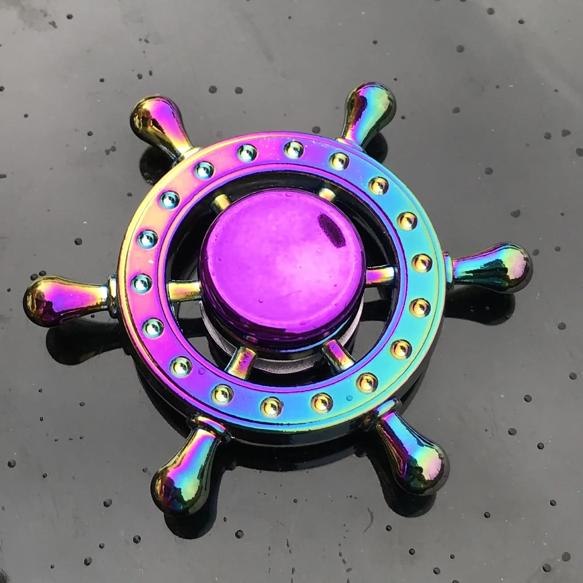 New Alloy Fingertip Gyroscope Decompression Toy Hand Spinner Fingertip Gyroscope Relief Stress ADHD Finger Spinner Kids Toys