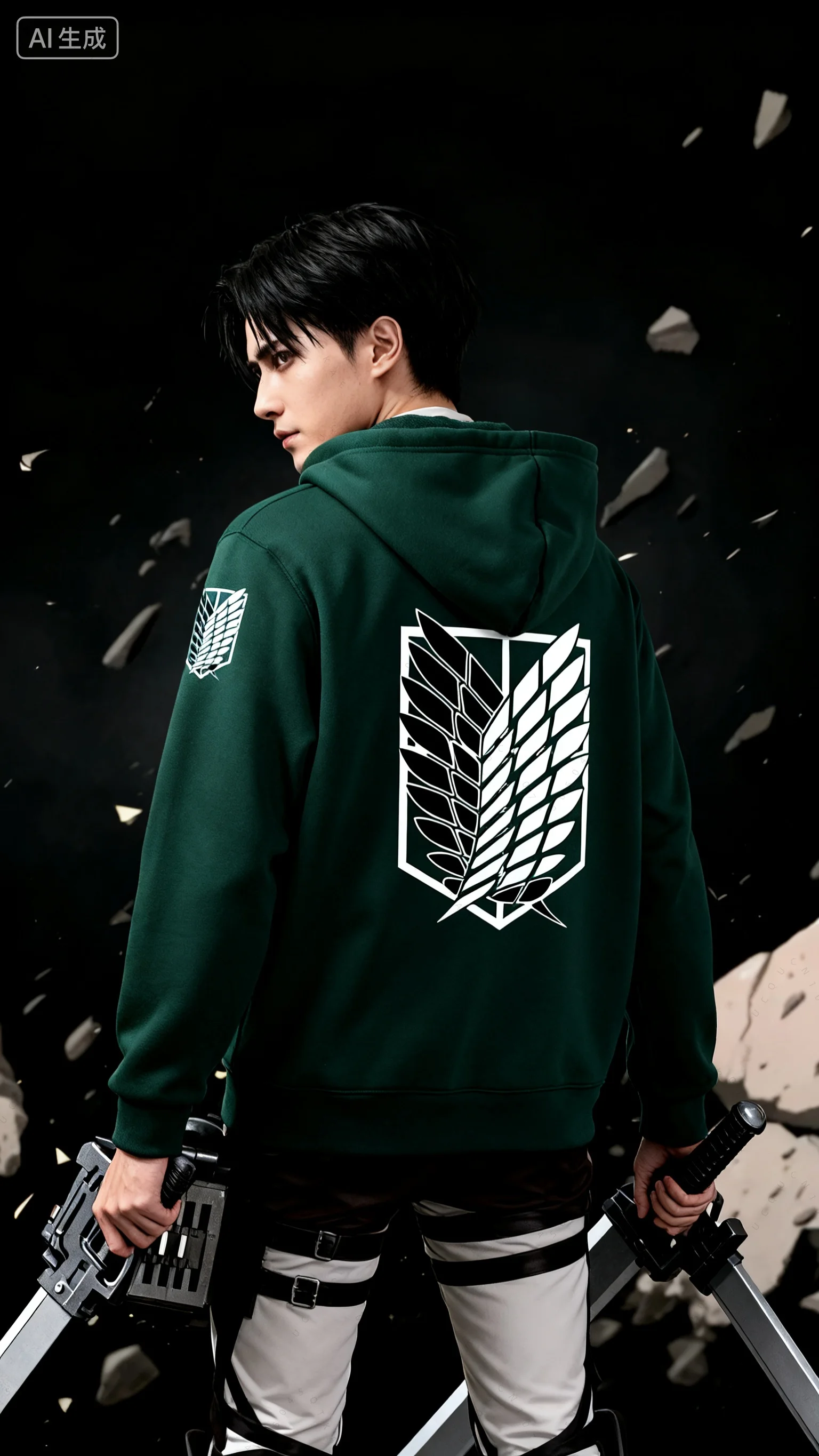 Attack On Titan Hooded Sweatshirts Sweaters Shingeki No Kyojin Clothing Sweaters Boys Jackets For Boys Girls High-Quality Hoodie