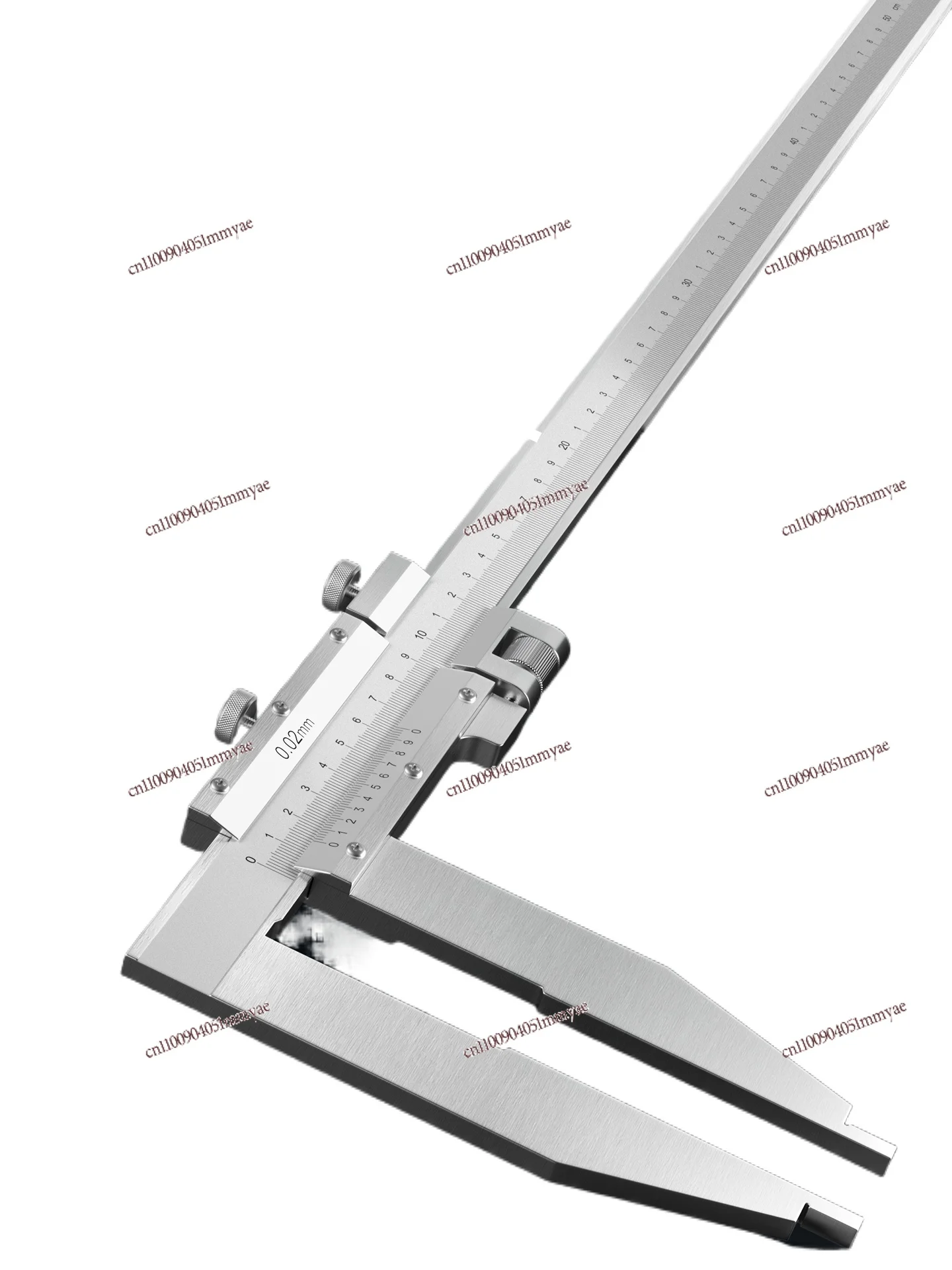 0-500/600/1000mm Large Range Stainless Steel Vernier Caliper Extended Measuring Jaw High Precision Measuring Tool