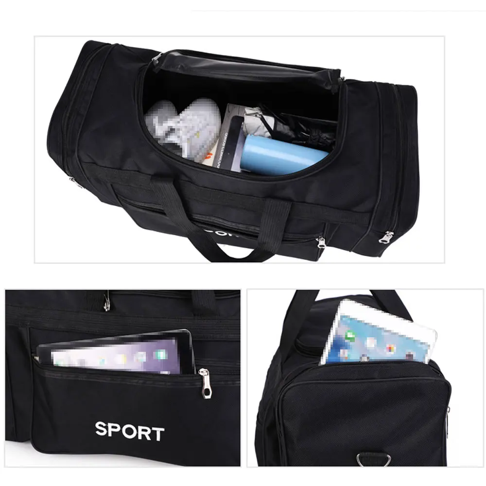 YIXIAO Big Capacity Sports Fitness Bag For Men Outdoor Yoga Gym Handbag Messenger Multifunction Travel Training Shoulder Bags image 4