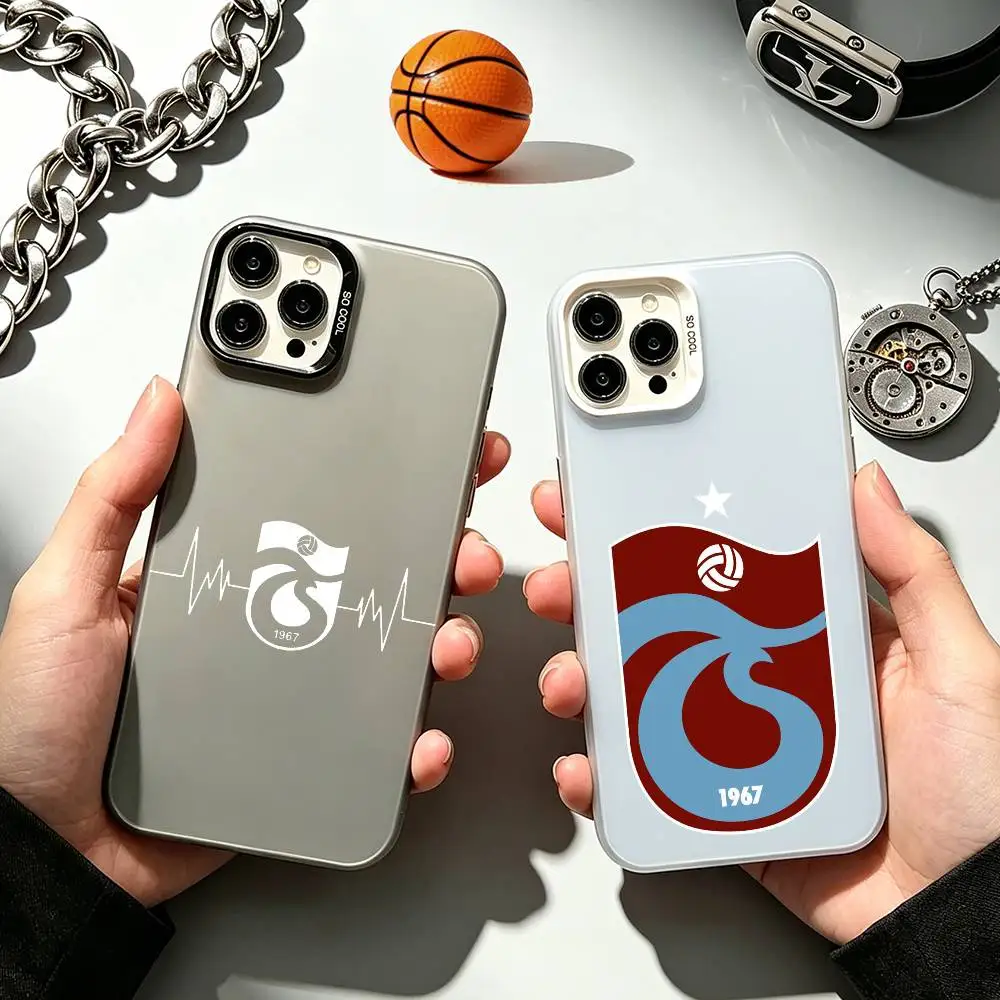 Trabzonspor Football Hot Selling  Phone Case For iPhone 17,16,15,14,13,12 Plus,Pro Max,XS,Colored Silver Plated Inside Cover