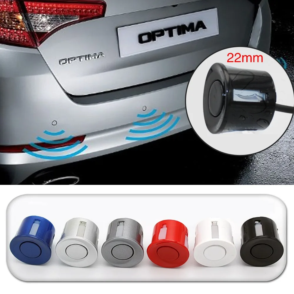 AHD Visible Video Car Parking Sensors 8 Probes Backlight Front With Rear Alarm Parktronic For DVD Andriod Media System