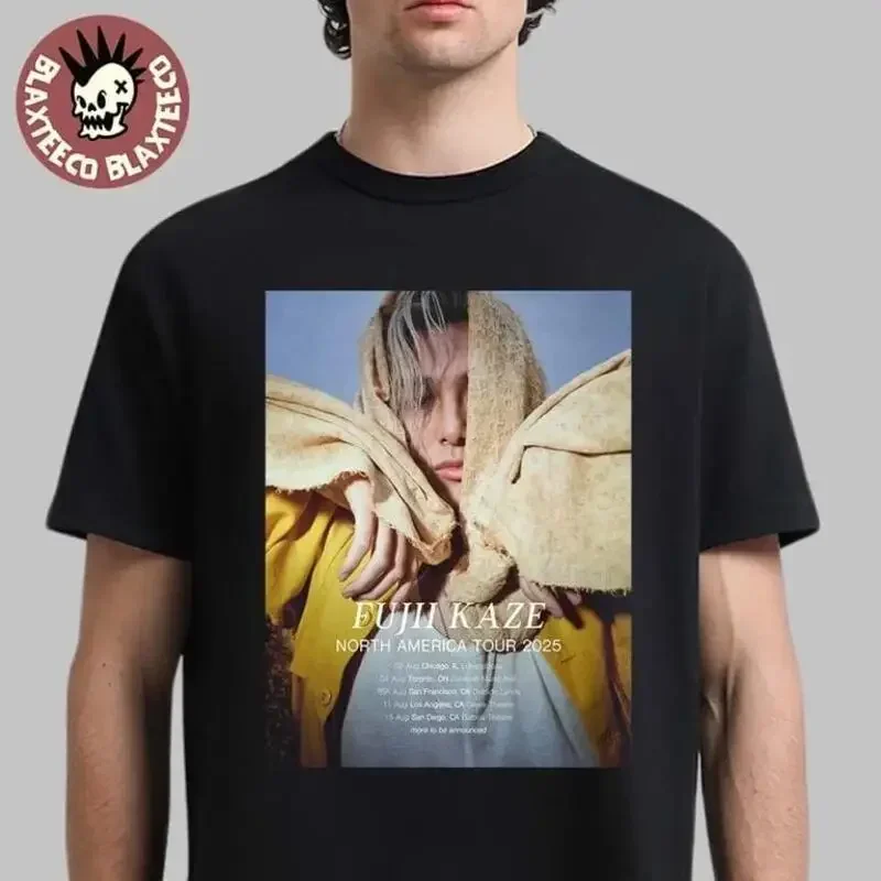 Fujii Kaze North America Tour 2025 Schedule Dates T Shirt