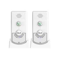 2 Pack Intercoms Wireless for Home Voice Bidirectional Caller Home Ultra Long Distance Wireless Voice Interphone Elderly Caller