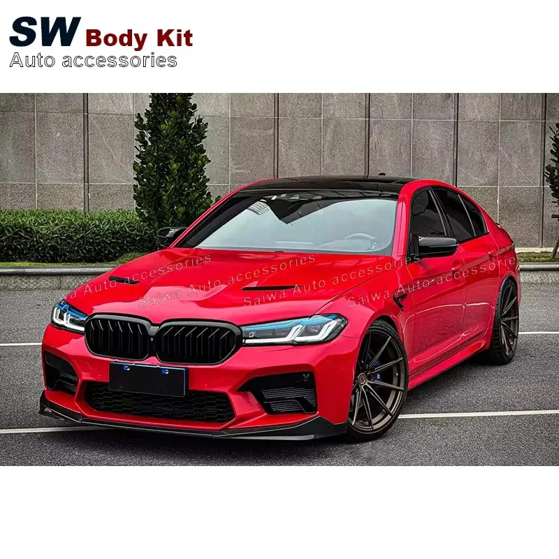 Carbon Fiber MP Style Front Lip for BMW M5 F90 Lci Front Bumper Lip Under Spoiler Splitter Body Kit 2021+