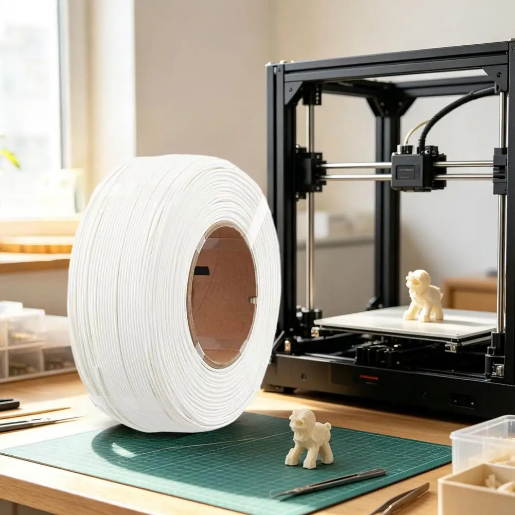 High Toughness Printing Material 3d Printer Petg Filament 1.75mm 1kg High Toughness Material Solid Color Filament Without Spool