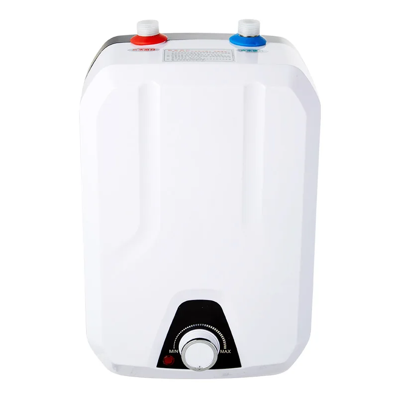 Calentador de agua eléctrico sin tanque, sistema de calefacción instantánea, ducha caliente, máquina de calentamiento rápido, 1500W, 8L