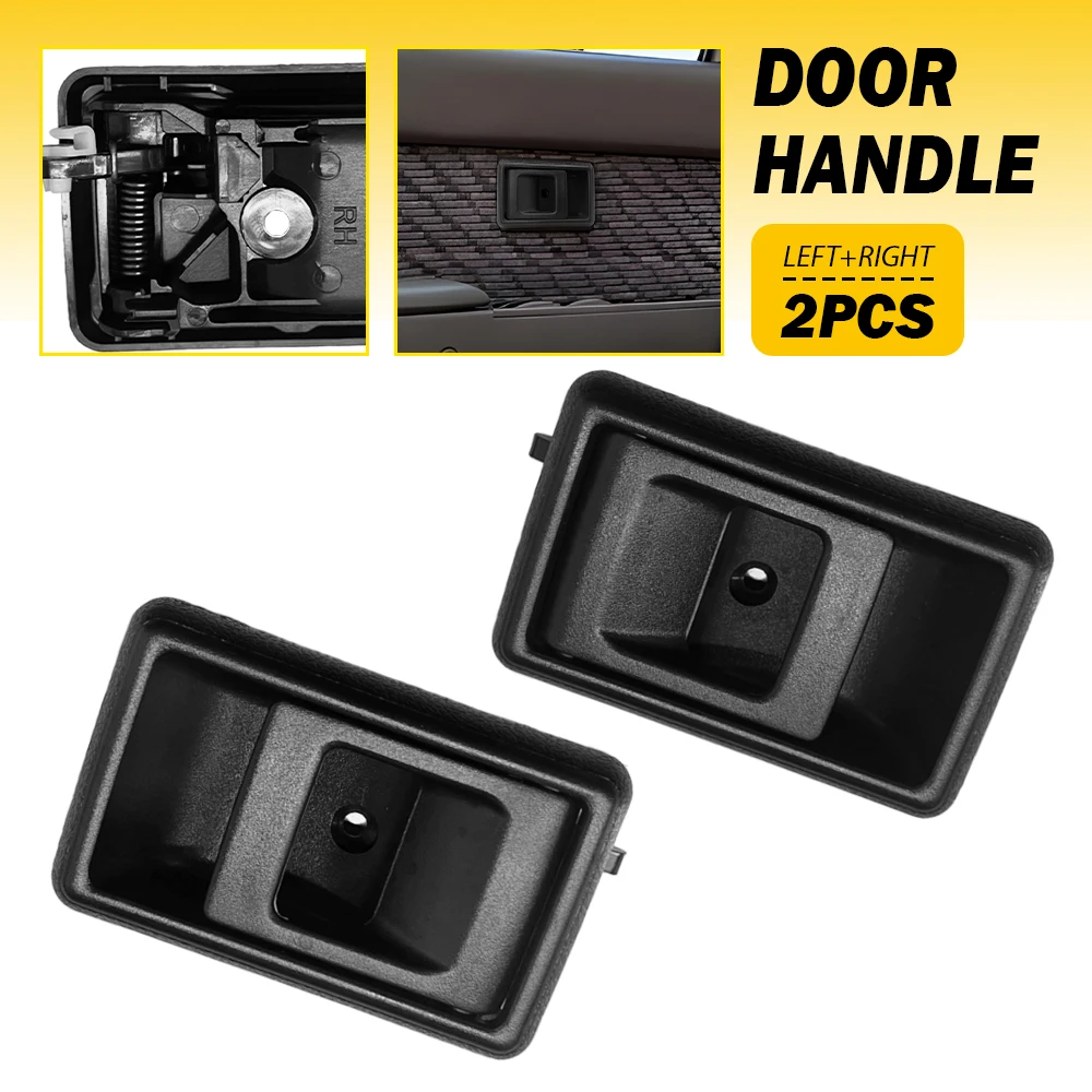 

2Pcs Black Interior Door Handle Armrest For Toyota Pickup 1989-1995 4Runner 1990-1995 Tacoma 1995-2000 Tercel 1987-1990 Coralla