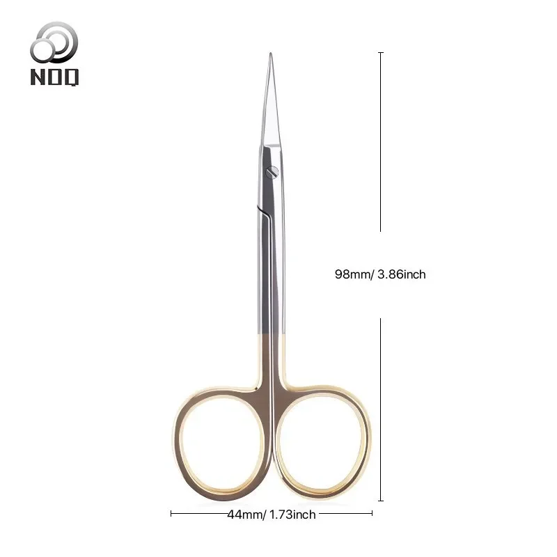 

Russian Nail Cuticle Scissors Curved Tip Scissors Professional Stainless Steel Nail Dead Skin Remover Clipper Salon Nail Tools