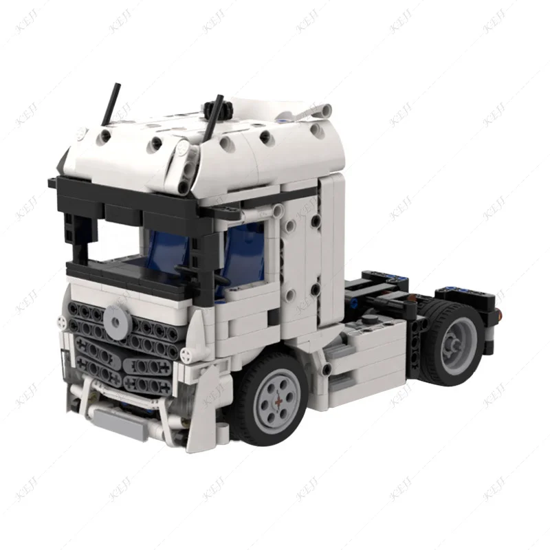 KEJI MOC 4x2 Truck 6x2 Tractor Unit Engineering Vehicle Model Building Blocks Bricks Kits Kids Toys for Children Boys Gifts