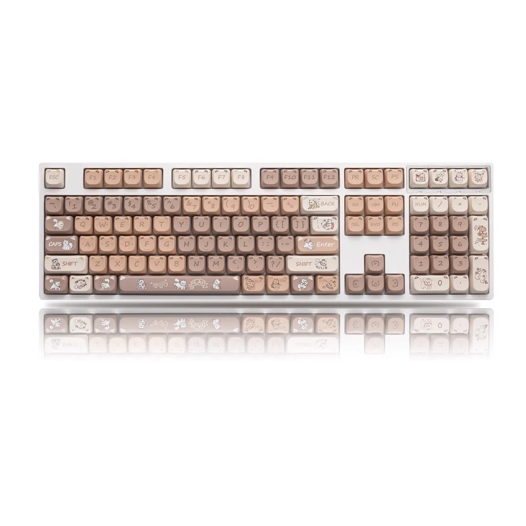 Keycap MAO Naughty Cat Cat Cute Cat Ears Fit RK Tarantula F81 F99 F87 VGNs99 98pro