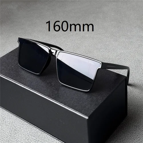 Vazrobe 160mm gafas de sol de gran tamaño para hombre gafas de sol polarizadas negras para hombre Unisex cara grande y gorda tamaño XXL