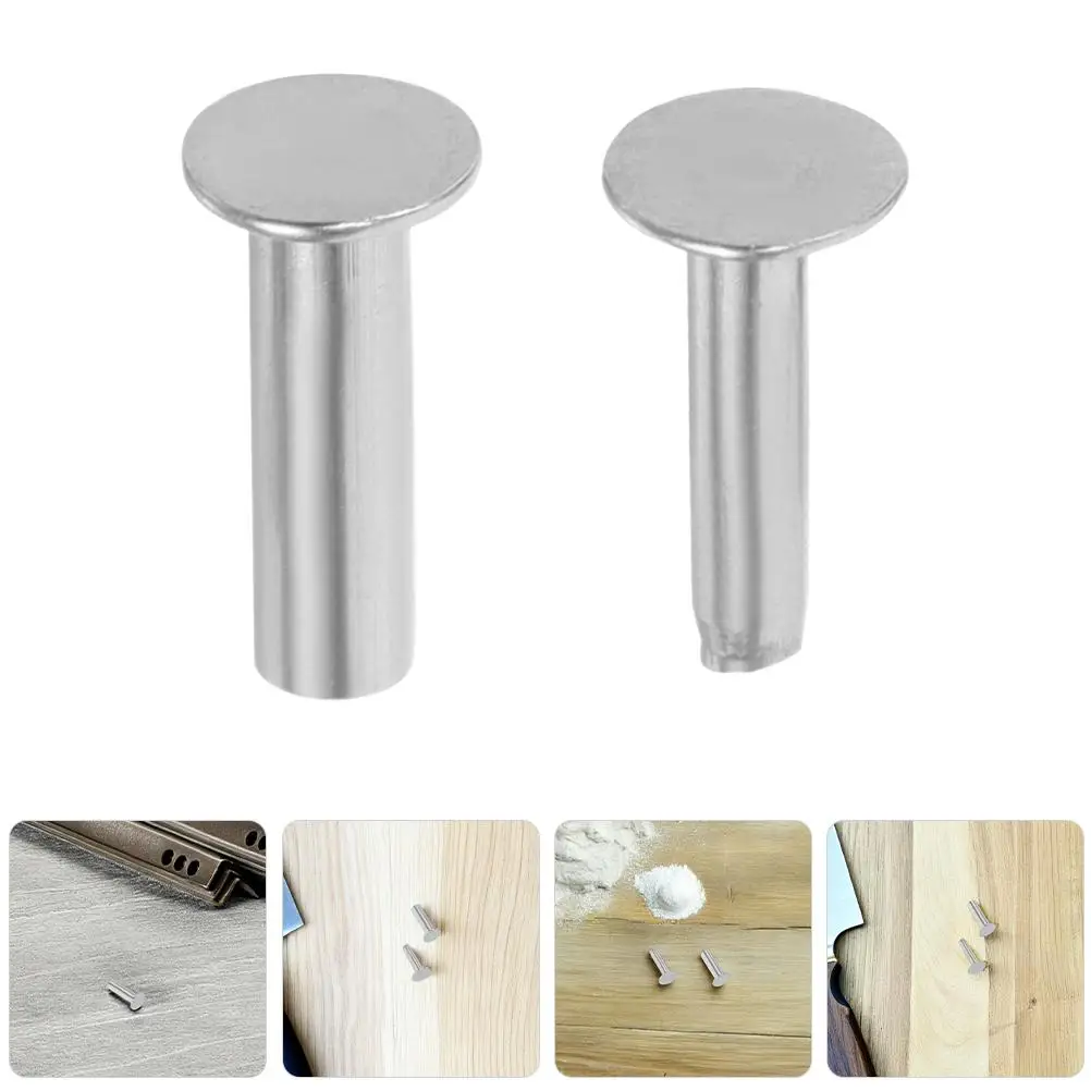 7 pezzi rivetti con manico per coltello bullone di fissaggio in acciaio inossidabile per utensili da cucina rivetti per spiedo maniglia di bloccaggio design di precisione
