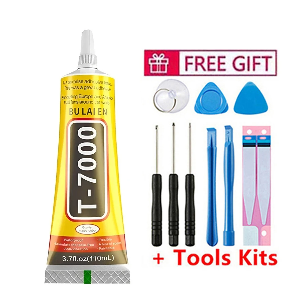 Fast shipping Contact Phone Repair Adhesive Frame Battery Cover Glass Repair Plastic DIY Glue +Free Phone Repair Tool Kit