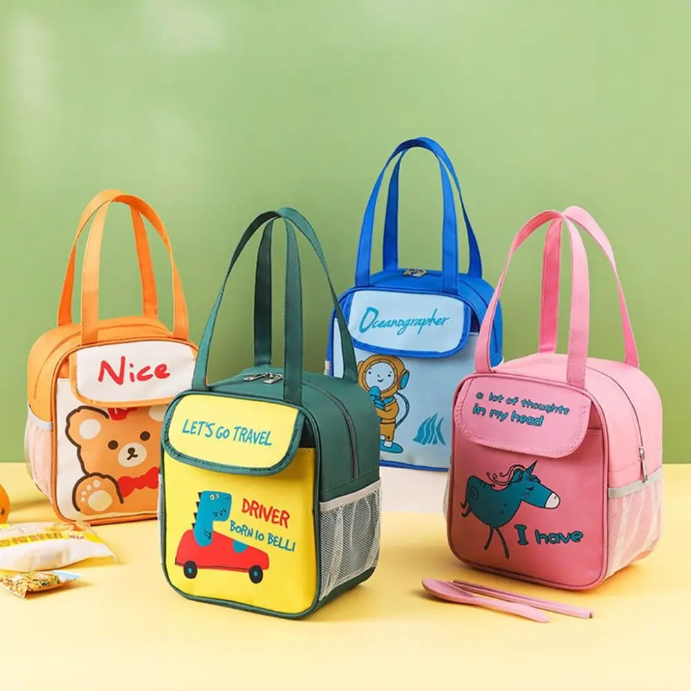 

Easy To Clean Portable Lunch Bag Waterproof Insulated Dinner Bags Multi-function Durable Storage Bag Student