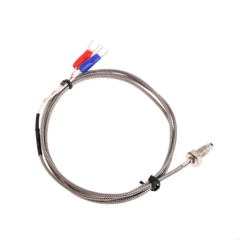 K-Type Thermocouple Temperature Sensors Thread Probe Used to Monitor Machines and Liquids 0-400 Degree Durable N2UD