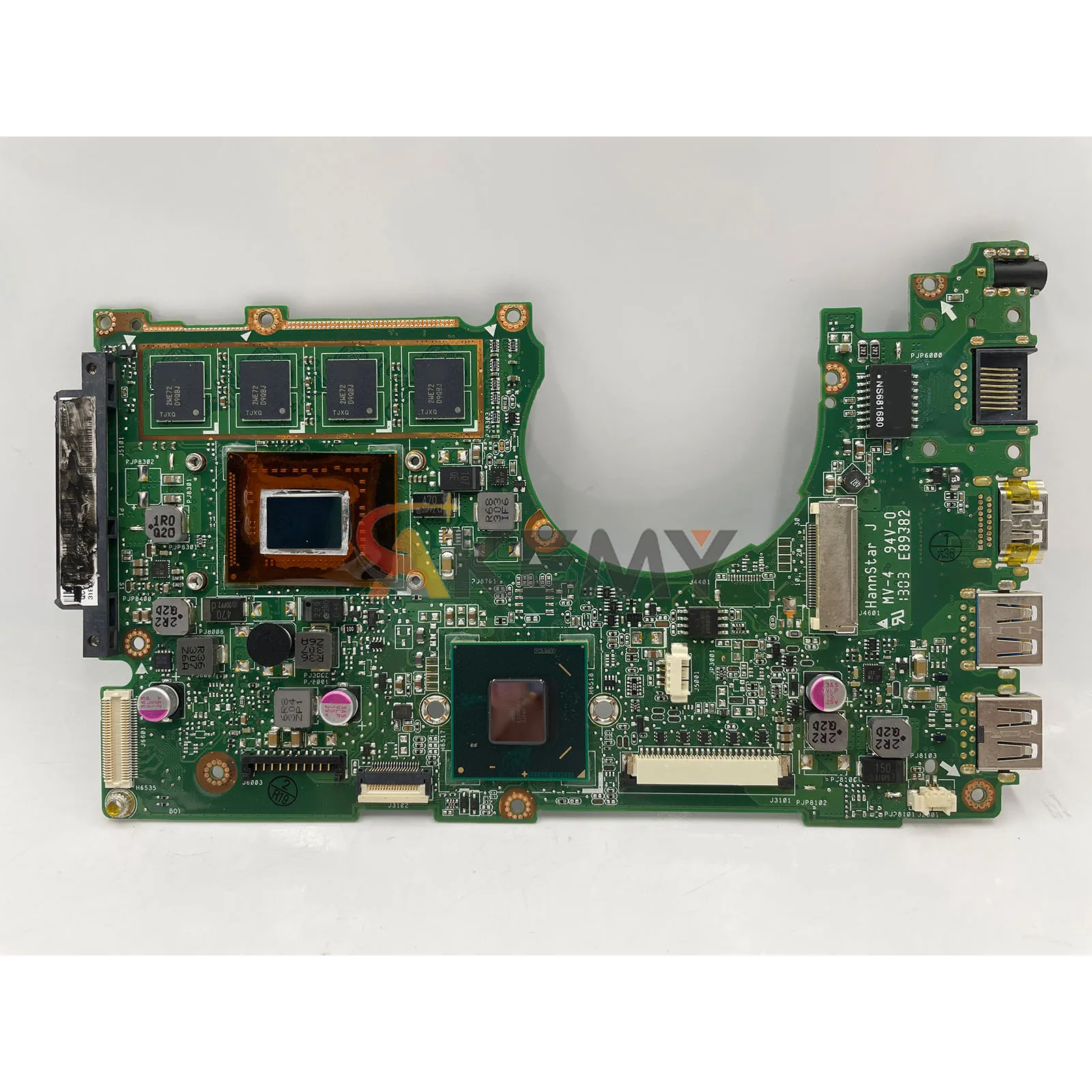 X202E X201EP Laptop Motherboard For ASUS VivoBook X202EV X202E X202EP Q200E S200E Mainboard With I3 I5 I7 CPU 100% tests OK stk view 3