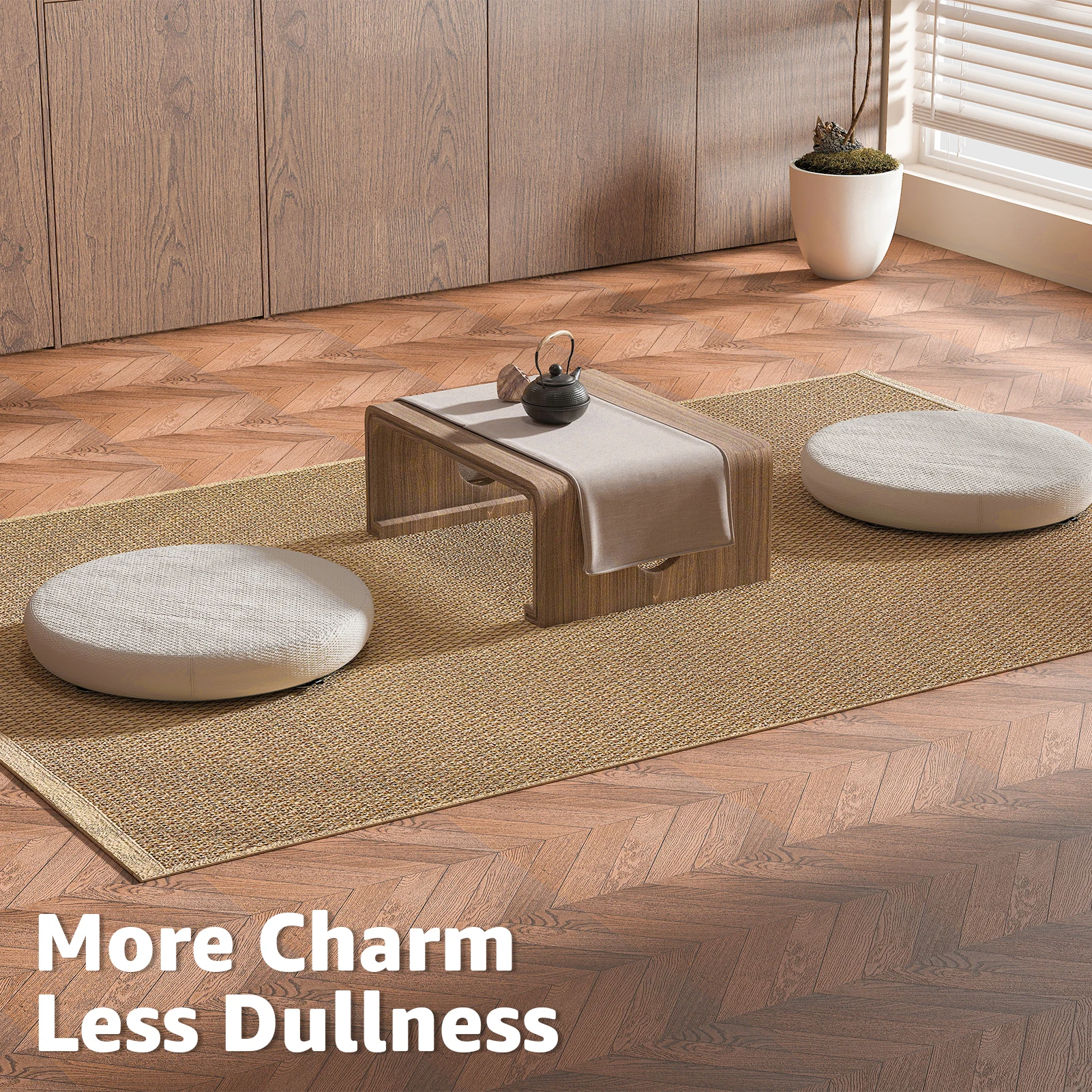 Art3d 12 بوصة × 12 بوصة بلاط أرضية من الفينيل قابل للتقشير واللصق للمطبخ وغرفة الطعام وغرف النوم، عبوة من 30 قطعة #4