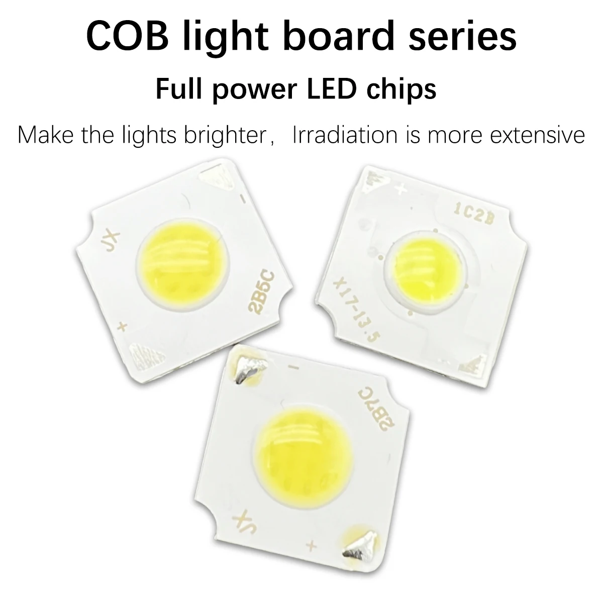 30PCS COB LED Chip 1W 3W 5W 7W  Bead 13mm Diode Warm Cold White Light Source 1407 Module Matrix Downlight Panel Lamp DIY