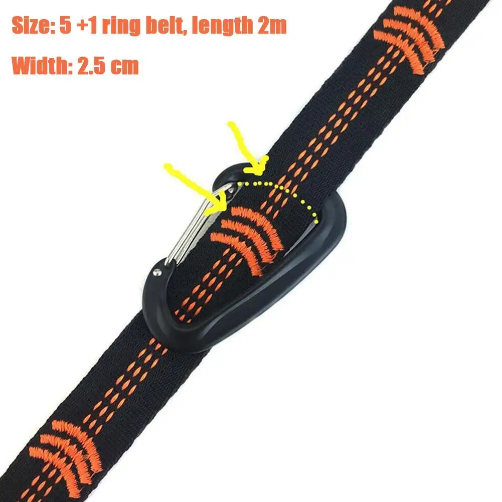 1/2PCS Hammock Straps Belts Extra Strong & Lightweight Ropes And 600 LBS Breaking Strength No Stretch Polyester Hammock Straps