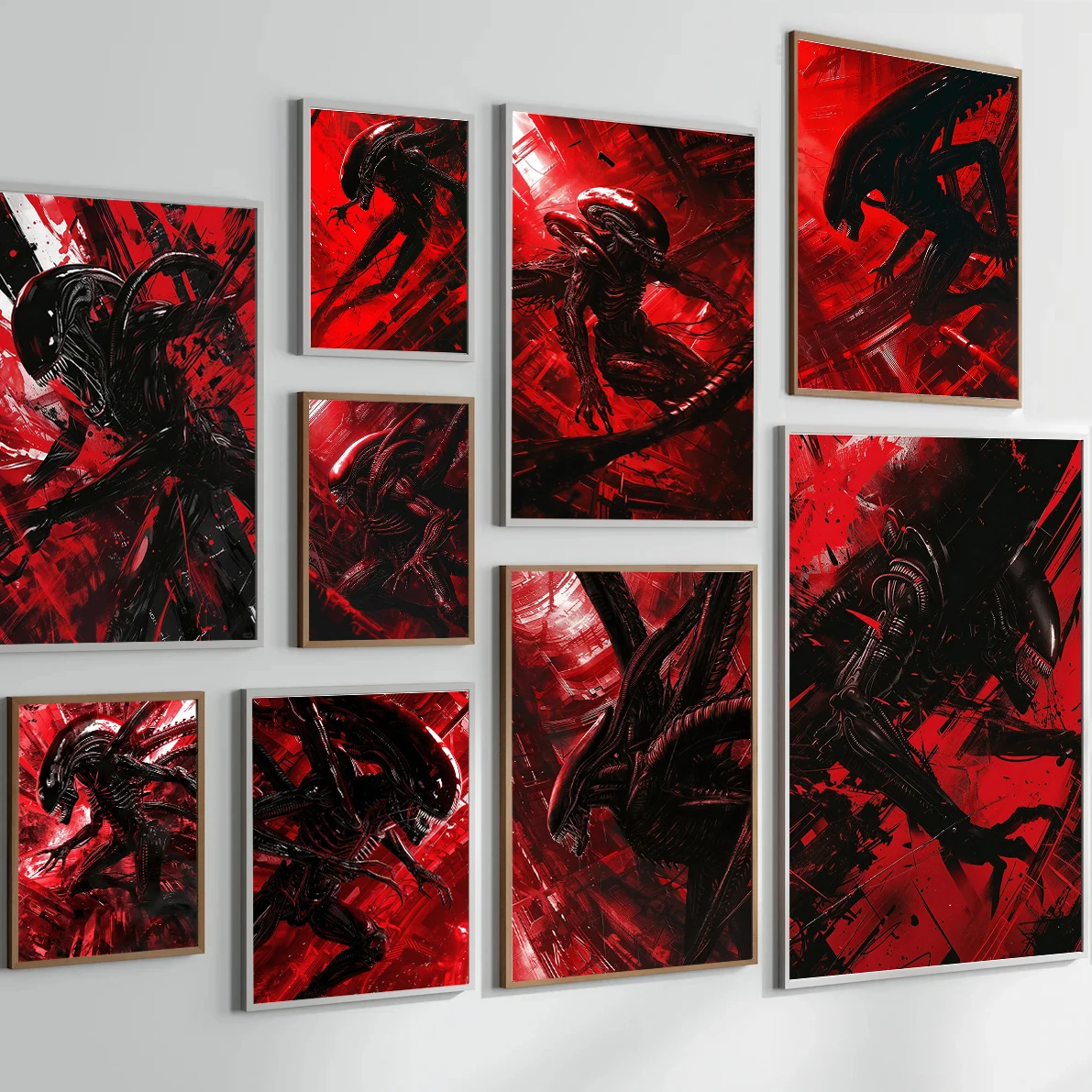 

Xenomorph Alien Comics Stylized Posters Dark Fantasy Alien Comics Prints Canvas Painting Wall Art Pictures Home Room Decoration